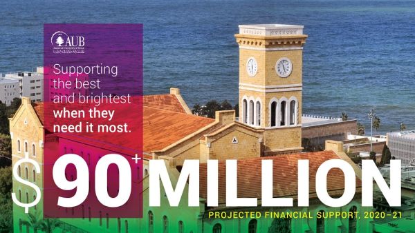 AUB Raises Its Aid To Students To More Than 90 Million Dollars   