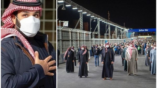 محمد بن سلمان يصل حلبة الدرعية 