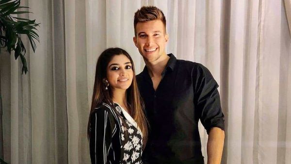 كريستيان بيتزمان وخطيبته زويا