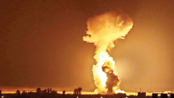 قصف أمريكي يستهدف سوريا