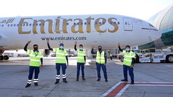Safety Above All, Always: Emirates Operates First Flight Serviced by Fully Vaccinated Frontline Teams Across All Customer Touchpoints