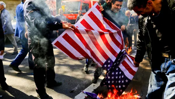 Anti-USA protests in Iran. (Shutterstock/ File Photo)