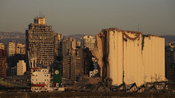 Beirut destruction caused by port of Beirut explosion (Shutterstock)