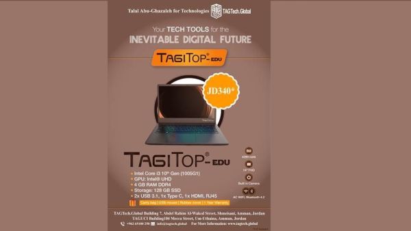 ‘Abu-Ghazaleh for Technology’ Releases Its New “Tagitop EDU” Laptop for Educational Purposes