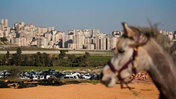 The Palestinian residential area of Kufr Aqab, between Jerusalem and Ramallah. AFP