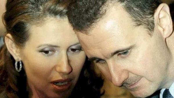 الاسد وزوجته يعملان خلال فترة الحجر