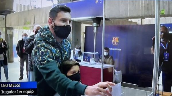 ميسي يدلي بصوته