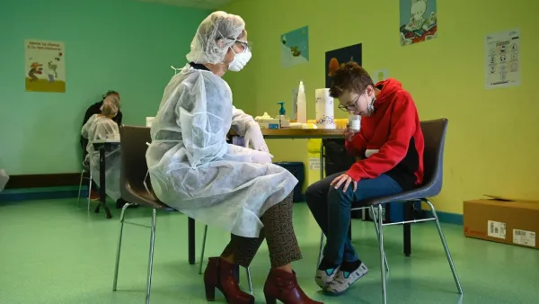 Saliva test for corona in France
