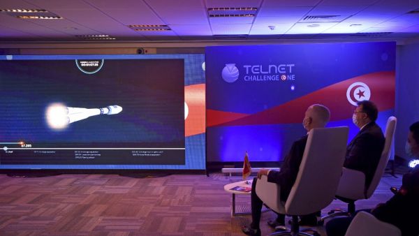 Tunisia launches its first homemade satellite