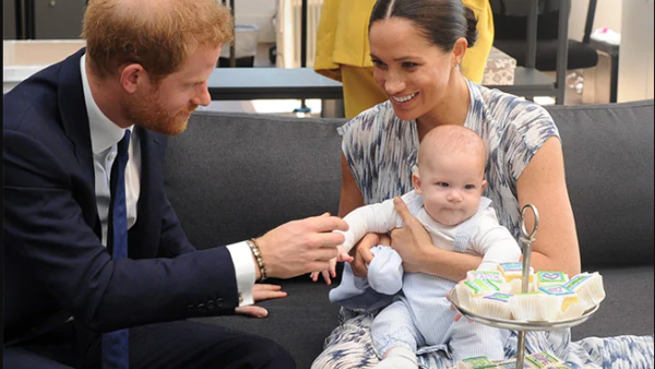 what are Harry and Meghan's son favourite royal words?