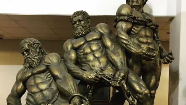 Sculpture by Ahad Hosseini - Azerbaijan Museum - Tabriz