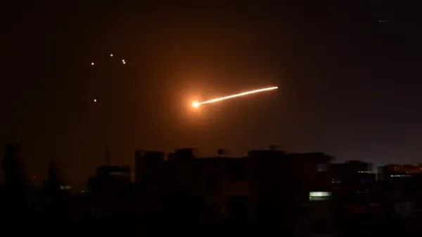 Israeli Missile Lands in Damascus 