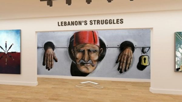 Virtual exhibit in Lebanon looks at its political crisis 