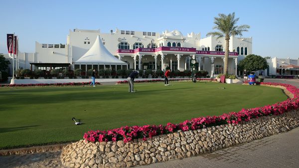Doha Golf Club Practice Putting Green and Clubhouse (Photo: Supplied)