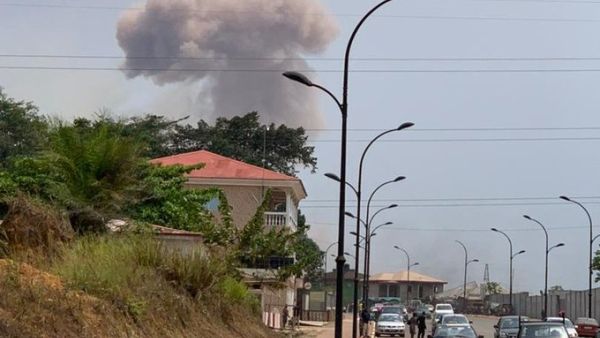 Huge explosions in Equatorial Guinea