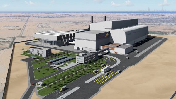 Render for Dubai Centre for Waste Processing. Dubai Holding in Partnership With International Consortium Sign Agreement With Dubai Municipality To Establish One of the World’s Largest Energy-From-Waste Projects