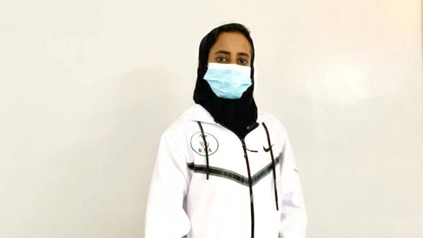 Saudi athlete Hanan Al-Thubaiti (Photo: SG)