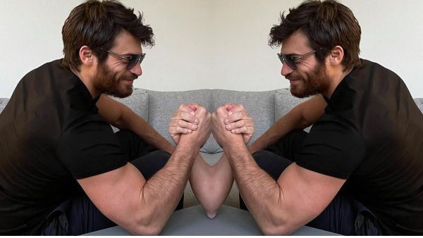 Super Sandokan! Can Yaman Applies a Crazy Stunt and Sets His Arms on Fire! Watch