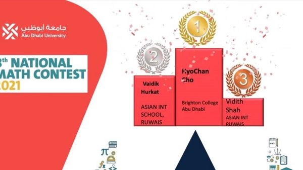 Abu Dhabi University Hosts the 8th Annual National Mathematics Competition Virtually With the Participation of More Than 500 Students  