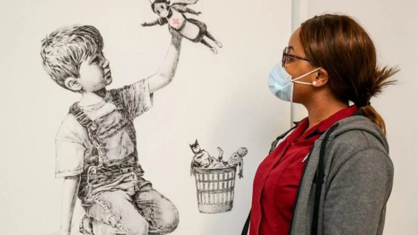 Banksy painting