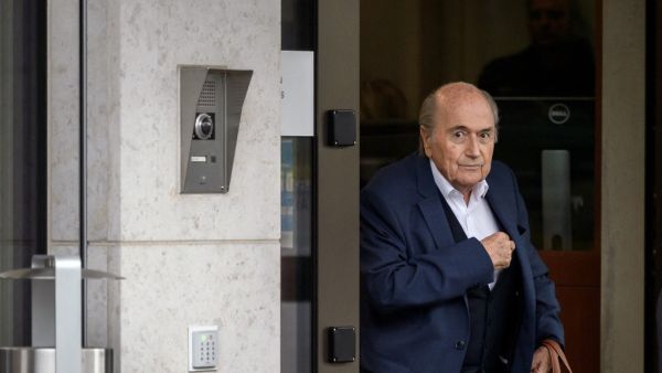This is the second time Blatter received a sanction from FIFA (Photo: AFP)