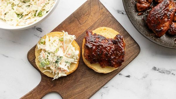 شطائر الدجاج المشوية