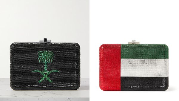 Judith Leiber inspired by GCC flags for her new clutch collection