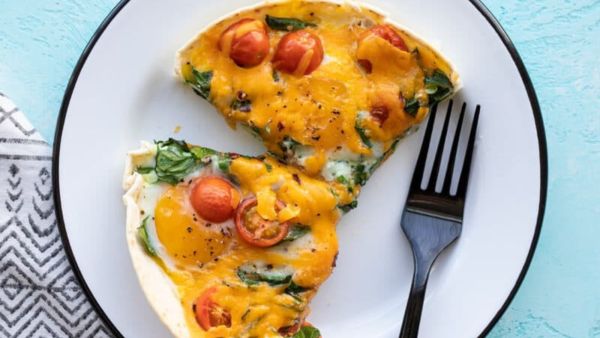 فطيرة التورتيلا مع البيض