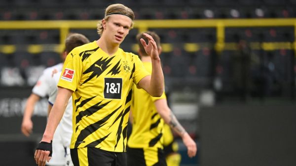 The prolific Norwegian striker continues to see a big-money move mooted ahead of the summer, but he is turning a deaf ear to the speculation (Photo: AFP)