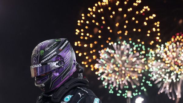 Defending seven-time champion used supreme skill to hold off Red Bull's Max Verstappen in closing laps (Photo: AFP)
