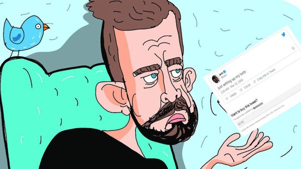 أول تغريدة لـ"جاك دورسي"