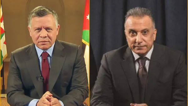 الكاظمي وملك الاردن