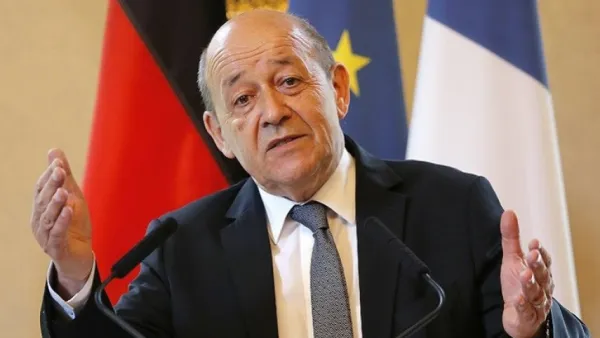 وزير الخارجية الفرنسي، جان إيف لودريان