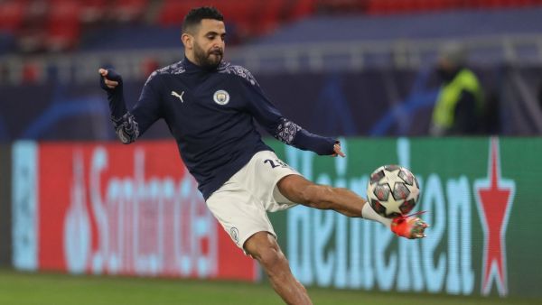 The Algeria winger scored twice and helped set-up another as Pep Guardiola's side got back to winning ways with a 5-2 victory over Southampton (Photo: AFP)