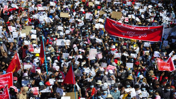 احتجاجات ميانمار