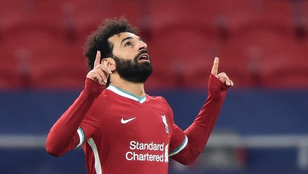 The Egyptian forward remains noncommittal about his status with the Reds (Photo: AFP)