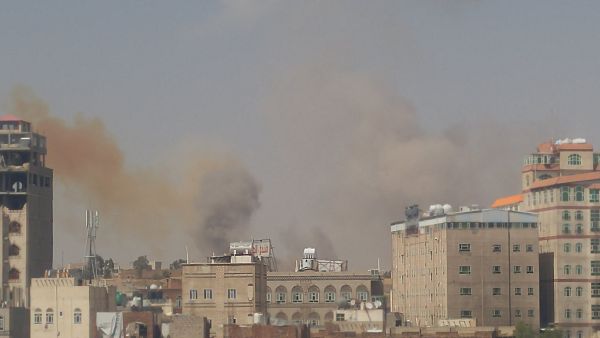 قصف في اليمن