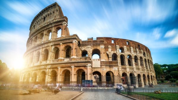 The Colosseum in Rome, Italy
