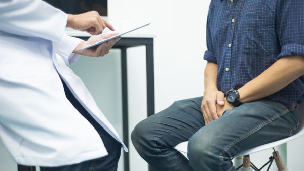 male genital affected with chemicals from everyday life