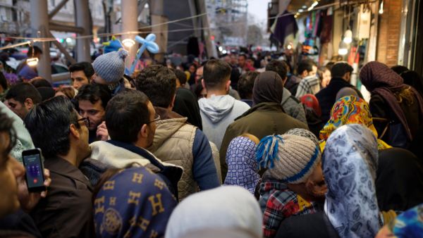 Crowded streets in Tehran is not the way to stop Covid spread