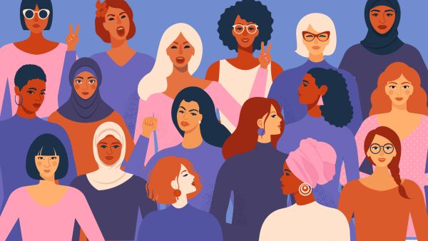 The diverse faces of women 