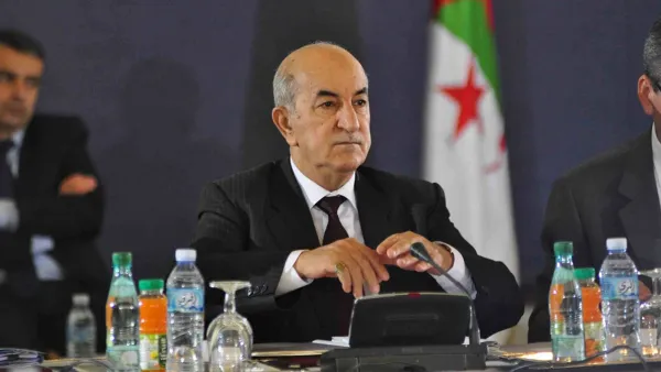 الرئيس الجزائري عبد المجيد تبون