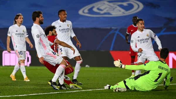 صلاح يسجل في شباك ريال مدريد للمرة الأولى