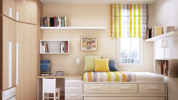 للتغلّب على ضعف الإضاءة، في المساحات الصغيرة، الناتج عن صغر النوافذ أو انعدام حضورها للتغلّب على ضعف الإضاءة، في المساحات الصغيرة، الناتج عن صغر النوافذ أو انعدام حضورها