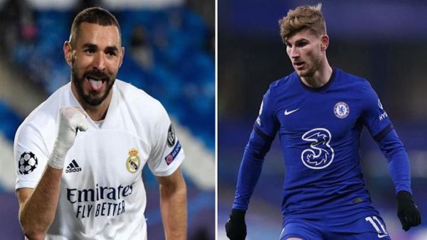 فيرنر وبنزيمة يتطلعان للتسجيل في مباراة الليلة