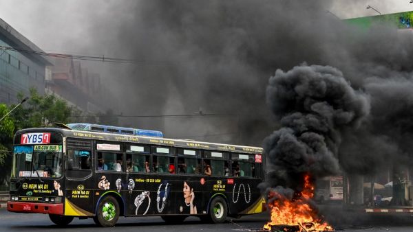Pro-democracy protesters started on Feb.1st