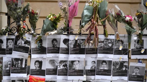 With 598 killed the death toll in Myanmar continue upwards 