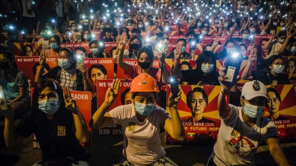 Rights group states 710 people killed in violent protests since the coup