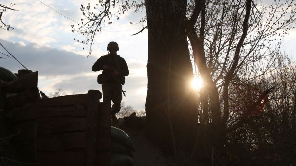 One Ukrainian soldier killed in Donbas Region.
