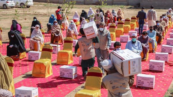 Rare finds to help distributing food for needy people.
